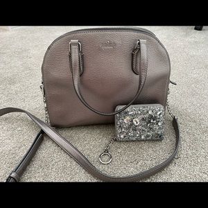 Jeweled/Glitter Kate Spade purse and wallet